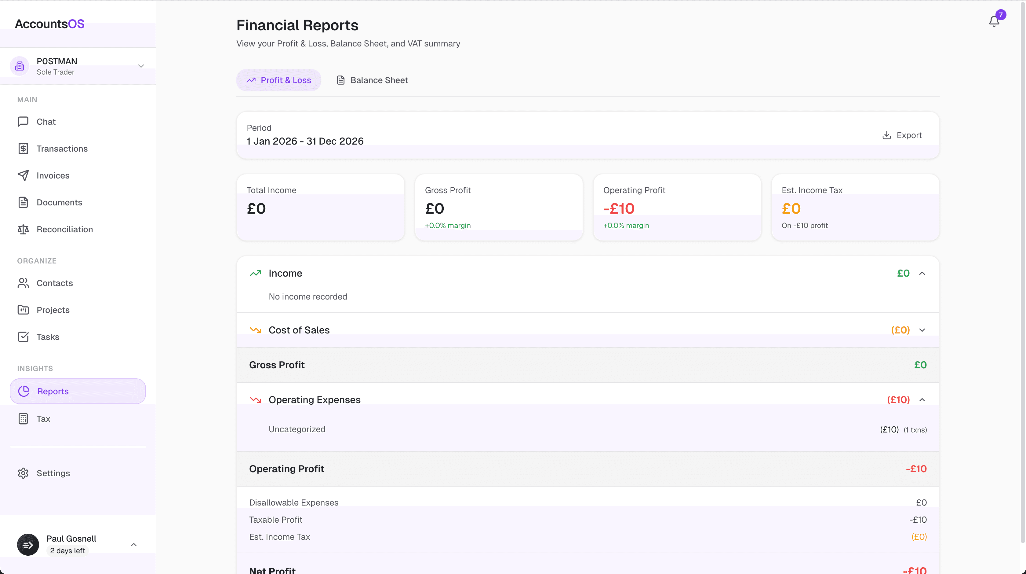 Know your numbers, without a spreadsheet.